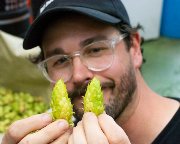 Max with two fat green hops