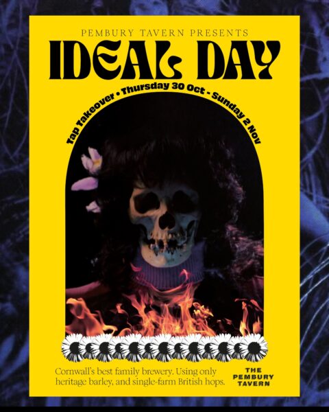 Poster for Ideal Day Family Brewery Tap Takeover.