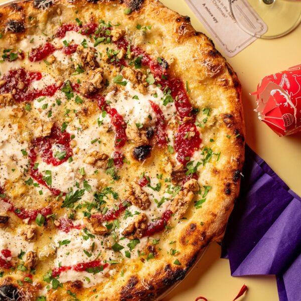 ACE Pizza Christmas Special shown on a table