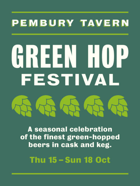 The promo poster for the Green Hop Festival: 